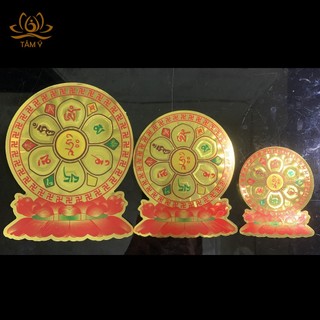 Miếng dán lục tự đại minh chú om mani padme hum- chú quan âm
