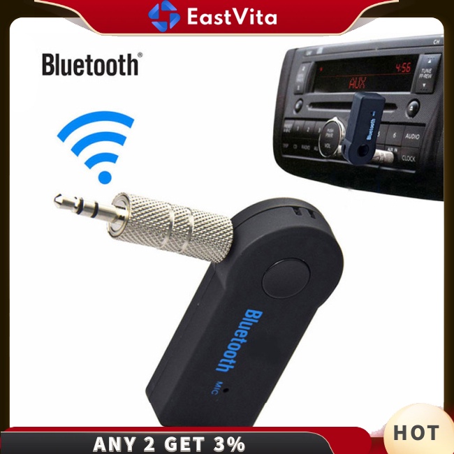 Thiết Bị Nhận Tín Hiệu Âm Thanh Bluetooth 5.0 Không Dây 3.5mm Cho Xe Hơi