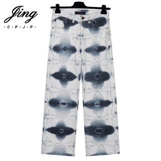 Quần jean hoa ống đứng 23ss