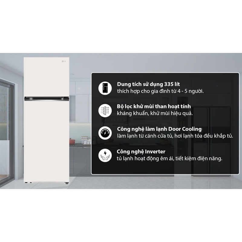 Tủ lạnh LG Inverter 335 lít GN-B332BG ra mắt 2023 - INDONESIA —dienmaysieure68 ( Điện Máy Tồn Kho)