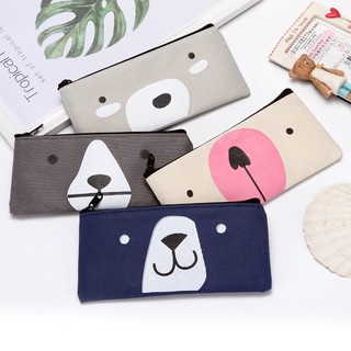 （1pcs) Hộp bút chì vải Oxford, túi đựng văn phòng phẩm sinh viên, hộp đựng bút chì có sức chứa lớn