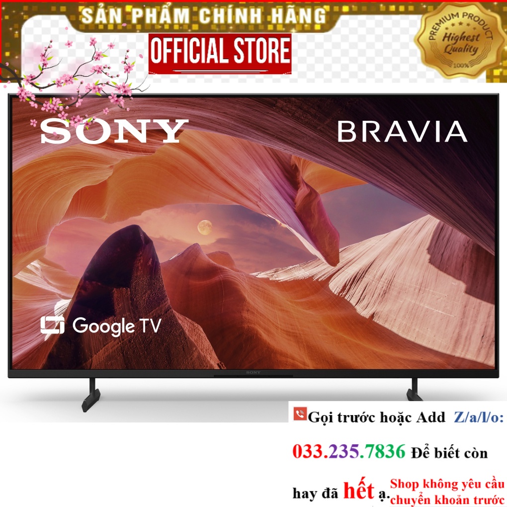 SALE> Google Tivi Sony 4K 43 inch KD-43X80L <