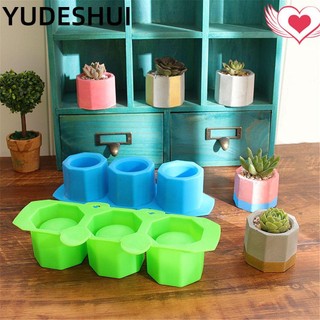 YUDESHUI Khuôn silicon đổ xi măng làm chậu cây cảnh DIY