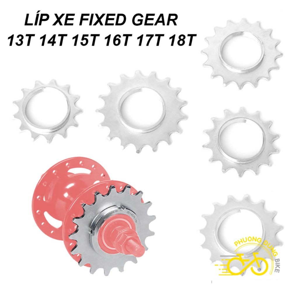 Líp xe đạp không phanh Fixed Gear - Líp cố định xe đạp (Không kèm đùm moay ơ)