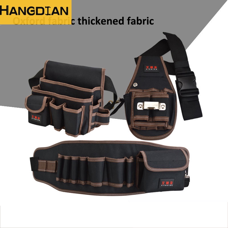 Túi đeo hông HANGDIAN vải oxford đựng dụng cụ sửa chữa đa năng chống mòn