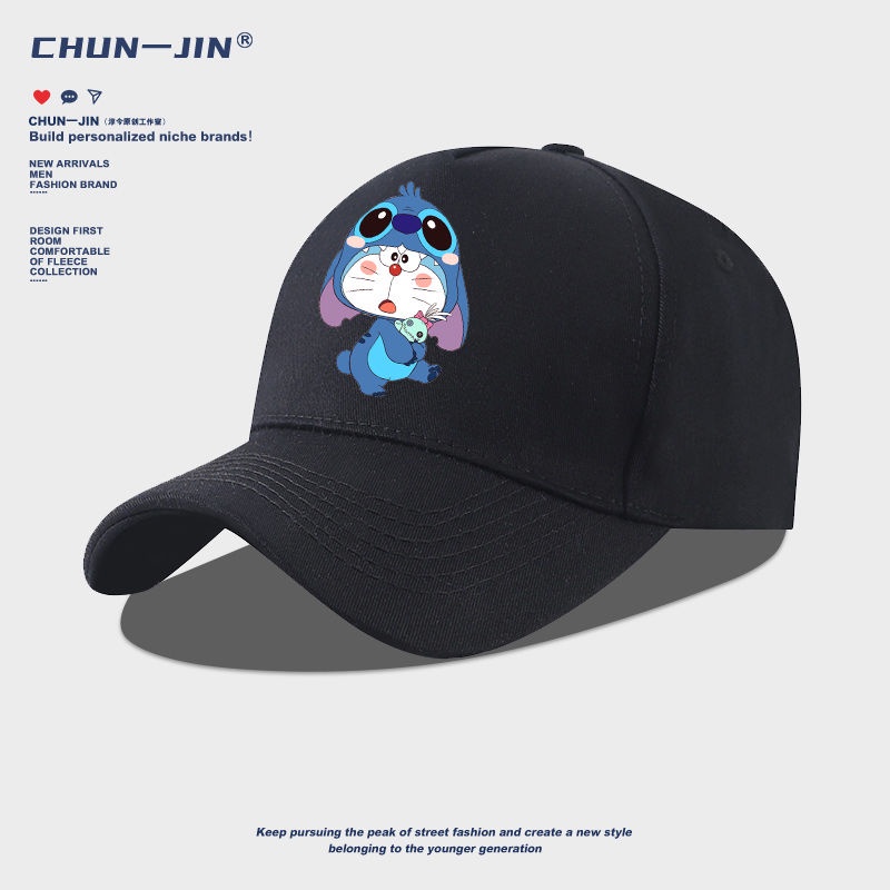 Mũ Lưỡi Trai Vải cotton Thoáng Khí In Hình doraemon Thời Trang unisex 2023