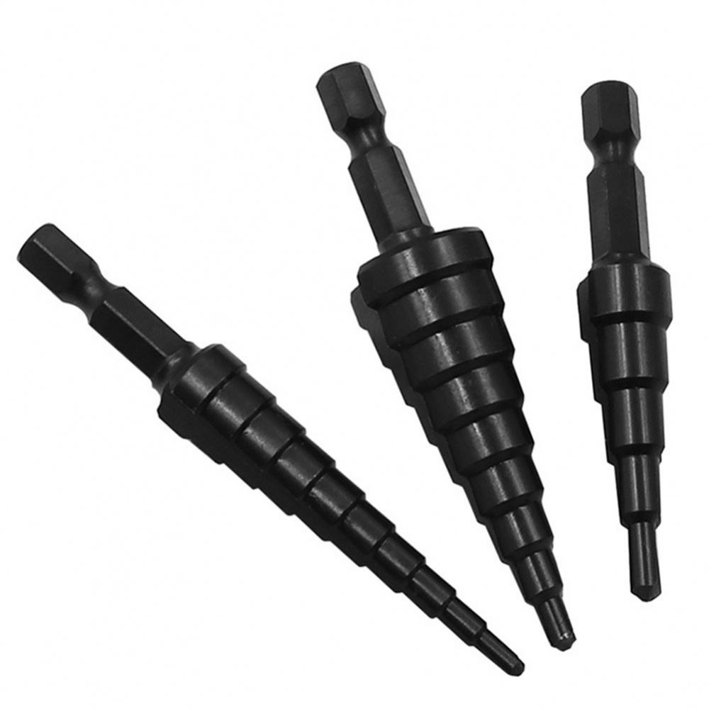 Set 3 Mũi Khoan Lỗ 3-12mm 4-12mm 4-20mm