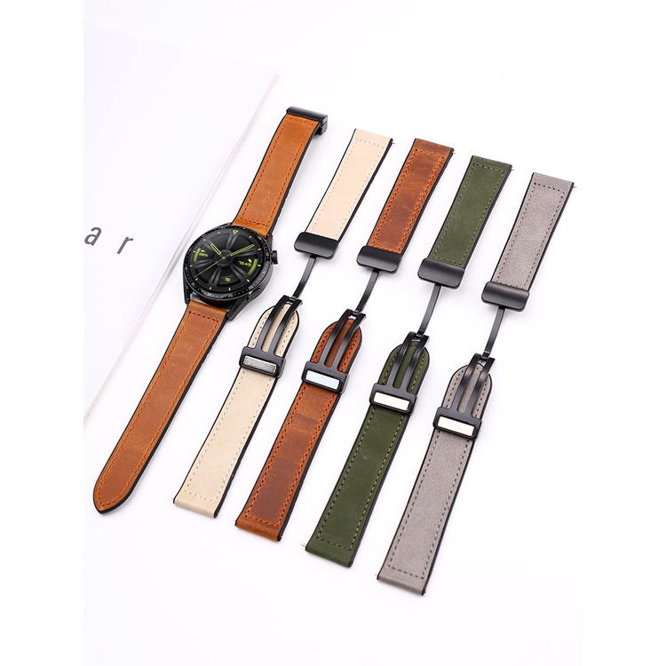 Da Dây Đeo Silicon Từ Tính Cho Đồng Hồ Thông Minh samsung watch 6 / 5 / 4 40 44mm 4 / 6 classic 42 43mm 46 47mm 5pro 45mm huawei watch gt 2