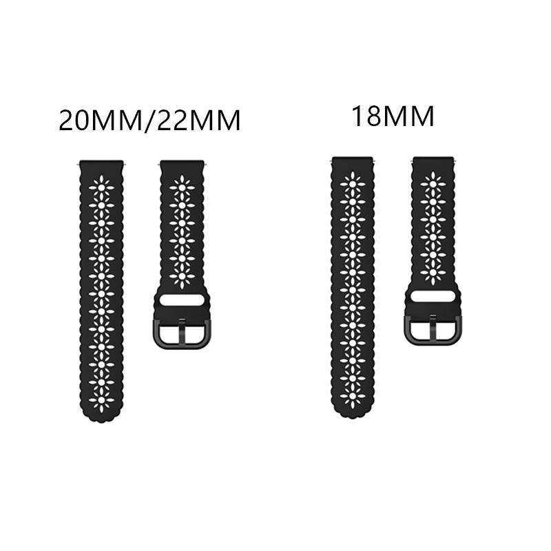 Dây Đeo 18mm 20mm 22mm Cho Đồng Hồ Thông Minh garmin forerunner265s 255 venu 2s galaxy watch6 5 4 3