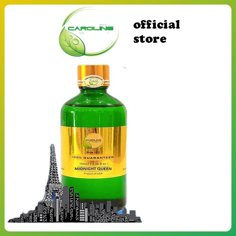 Tinh dầu xông thơm phòng CAROLINE hương Nước Hoa Midnight Queen 10ml/50ml/100ml - Cam kết chính hãng