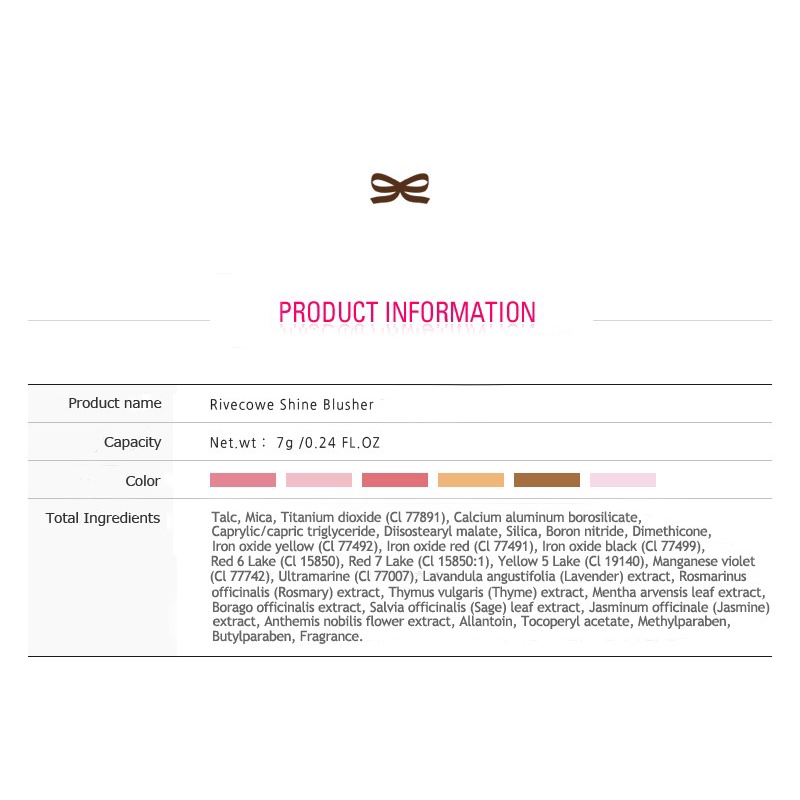 Shine blush powder 7g