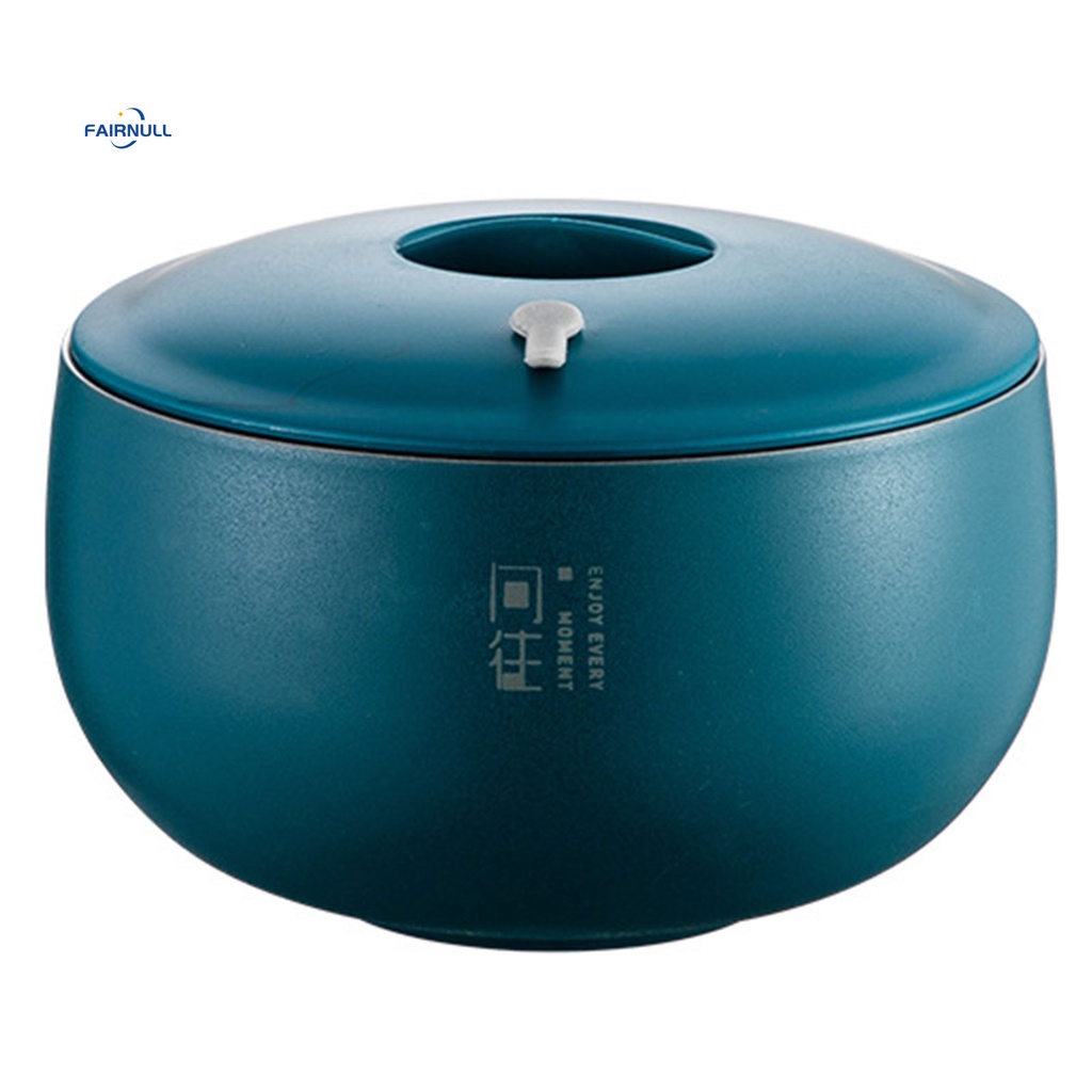 Fairnull Tô Đựng Thức Ăn Có Nắp Cách Nhiệt Bằng Thép Không Gỉ Phong Cách Nhật Bản Sử Dụng Hàng Ngày