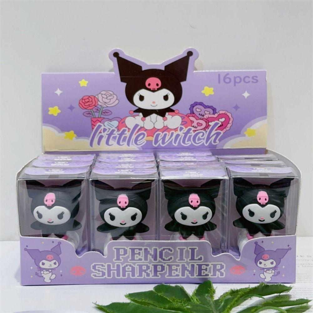 Mmluck Dụng Cụ Gọt Bút Chì Bằng Silicon Hình Mèo kt kuromi melody Dễ Thương