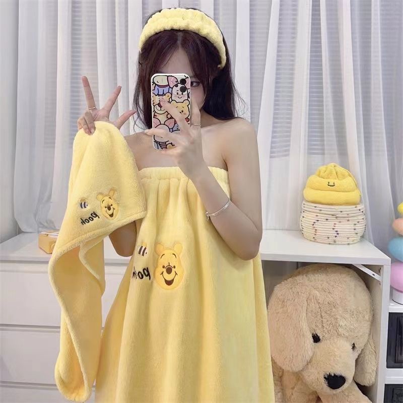 Hoạt Hình Khăn Tắm Quấn Tóc Hình Cá Xấu Xí Vui Nhộn Thấm Hút Nước Có Thể Mặc Trong Nhà Tắm cxbwfjtjz.my912