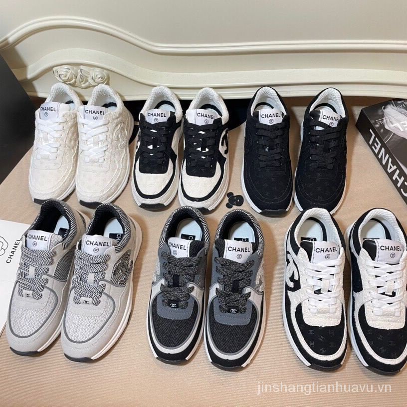 Giày Thể Thao Vải Len Đế Dày Màu Trơn Thời Trang Xuân Thu 2023