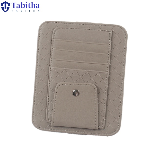 Bitha Túi Đựng Thẻ / Kính Mát Đa Năng Bằng Da pu Gắn Trên Xe Hơi Tiện Dụng