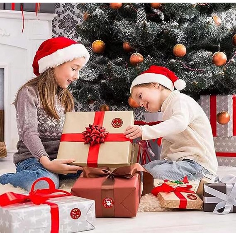 Bộ 500 Nhãn Dán Trang Trí Giáng Sinh diy