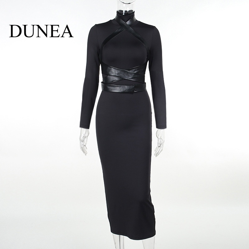 Đầm maxi DUNEA phong cách đường phố thời trang dành cho nữ