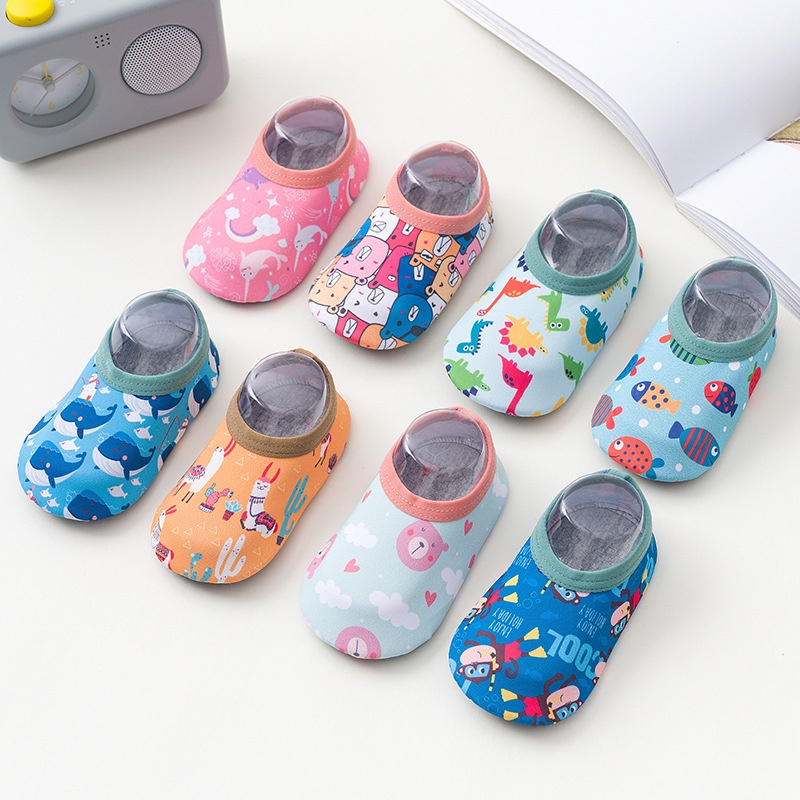 Giày Vớ cotton Mềm Chống Trượt Không Trơn Bảo Vệ Cho Bé Sơ Sinh