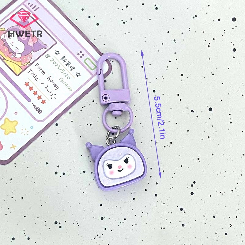 SANRIO Móc Khóa Hình Búp Bê Hoạt Hình kuromi melody cinnamoroll pochacco Dễ Thương Mới
