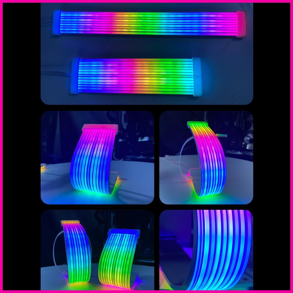 Cáp Nguồn 24 pin rgb 24 pin / 3x8-pin atx rgb Cho Máy Tính