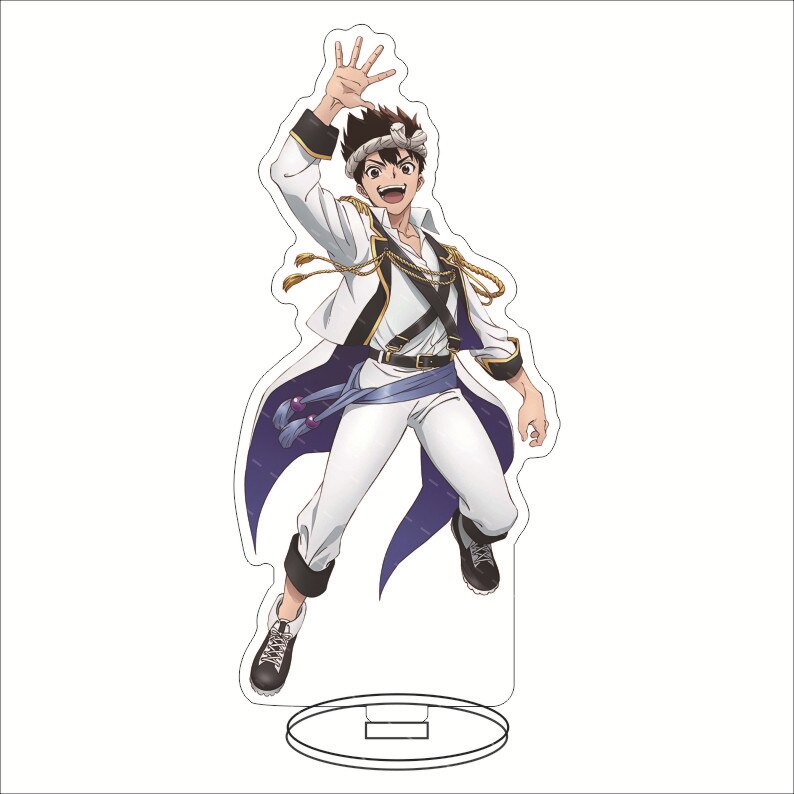 Mô hình Standee Dr STONE Ishigami Senkuu Anime Manga Nhật Bản Phụ Kiện Trang Trí Túi xách Balo