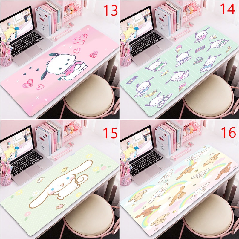 Dễ Thương Tấm Lót Chuột Và Bàn Phím Chống Trượt Hình sanrio hello kitty, kuromi ,Pompurin, keroppi
