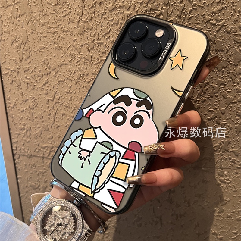 Ốp Điện Thoại Dẻo Họa Tiết Hoạt Hình Cậu Bé Bút Chì Dễ Thương Cho iphone13pro12 shin-chan / 11 7pmax 14pro