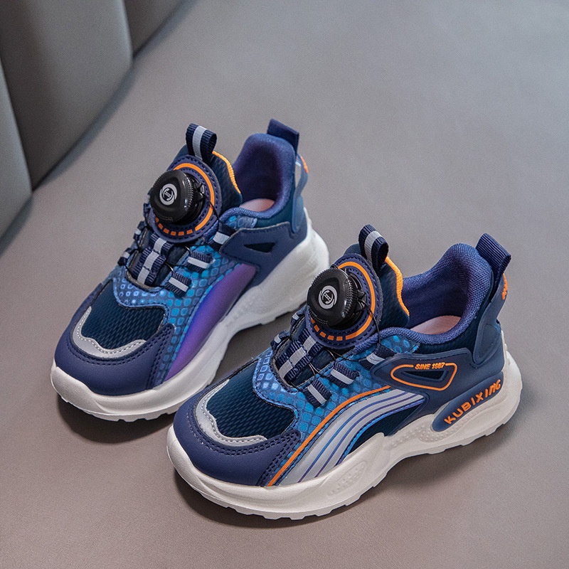 Giày Thể Thao Da Đế Mềm Thời Trang Mùa Đông 2023 Cho Bé 3-12 Tuổi