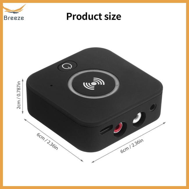 Bộ Thu Phát bluetooth 5.0 2 Trong 1 aux 2 rca Không Dây 3.5mm