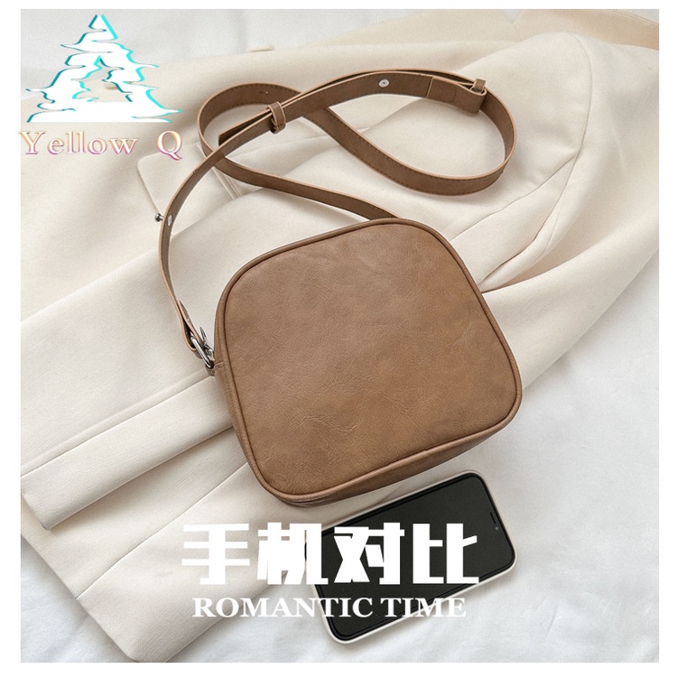 Yellow túi xách nữ túi đeo chéo  2023NEW Thời trang hàn quốc Korean INS GDJ23910WT