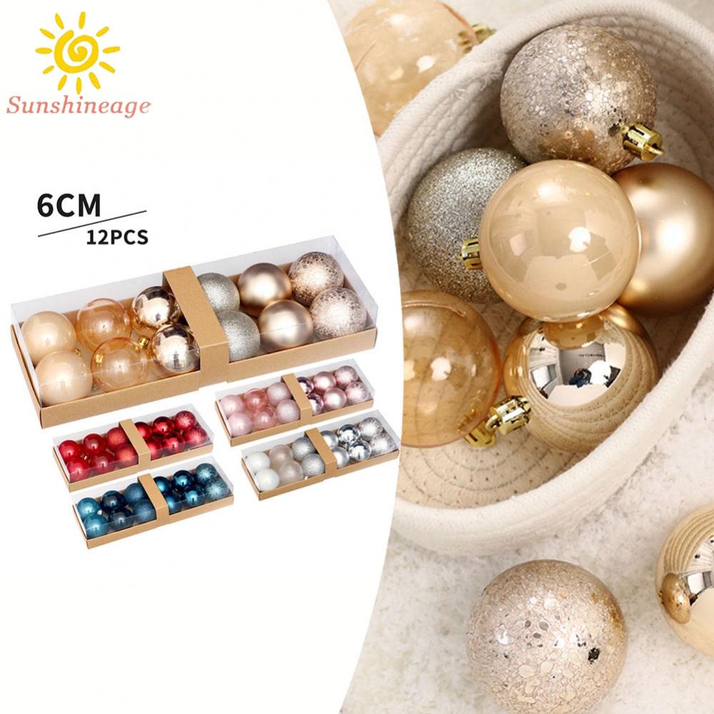 Trái Châu Treo Trang Trí Giáng Sinh / Đám Cưới Sơn Màu