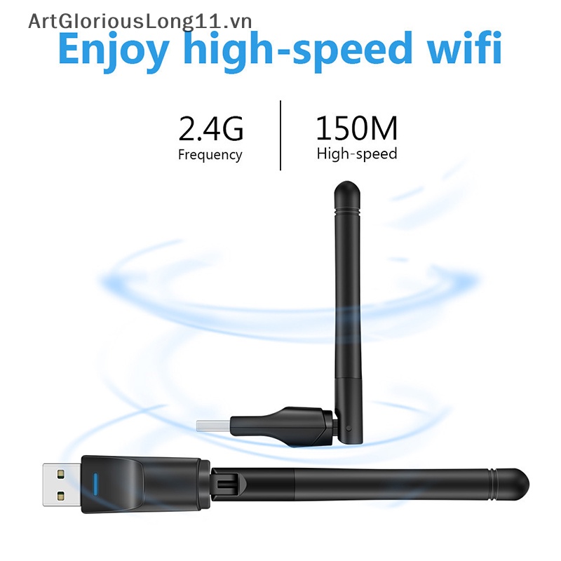 Thẻ Mạng Không Dây artgloriouslong mt7601 mini usb wifi 150mbps rtl8188 Cho pc laptop 2.4ghz.
