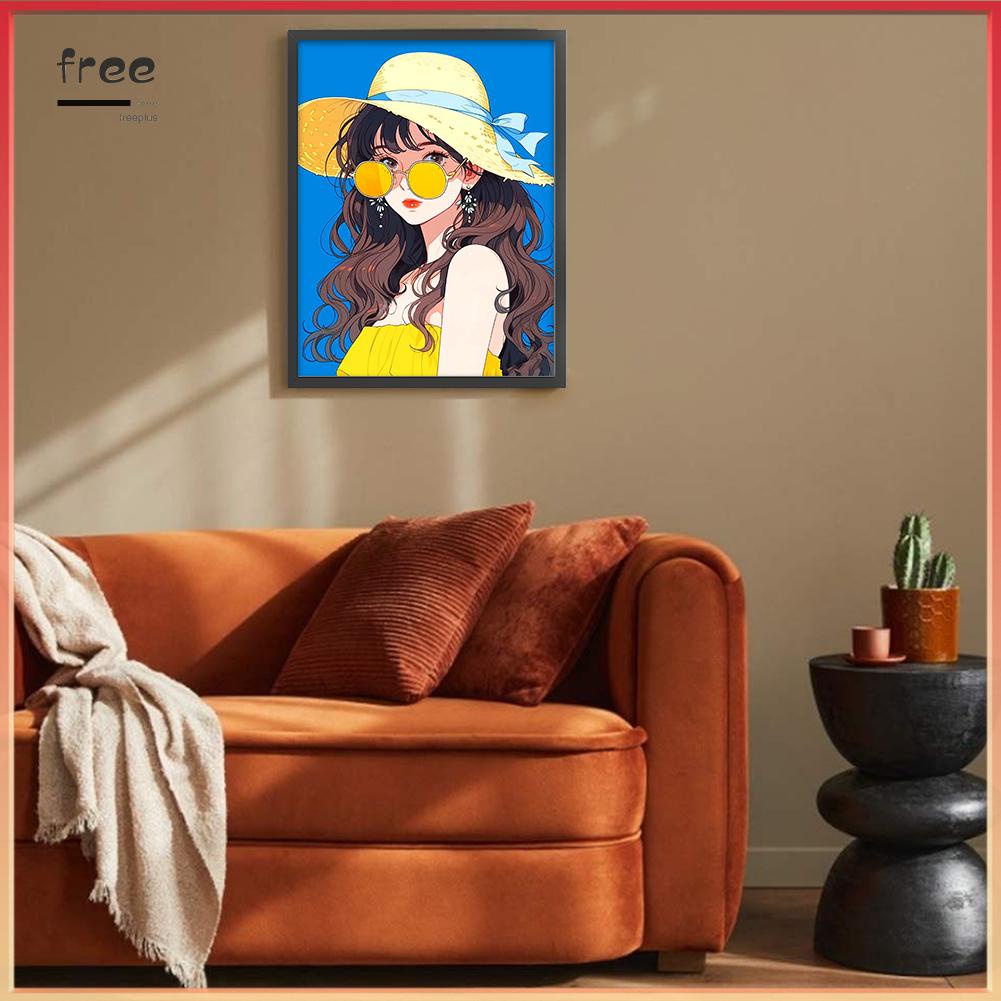 Nón Lưỡi Trai Thêu Hình Cô Gái Cá Tính 11ct 40X53Cm