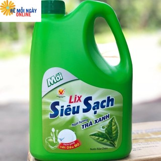 NEW - Nước rửa chén Lix  chai 1,4kg- Chiết xuất từ Chanh tươi