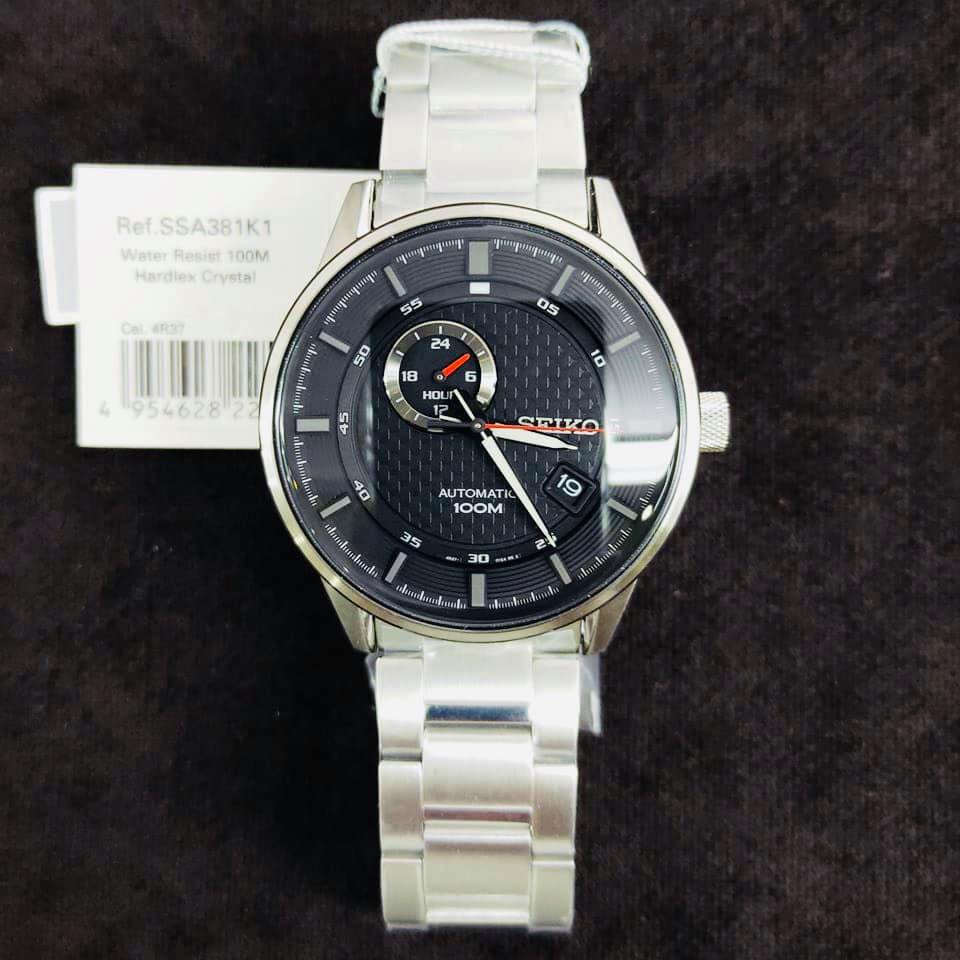 Đồng hồ nam chính hãng Seiko SSA381K1 - Máy Automatic cơ - Kính cứng
