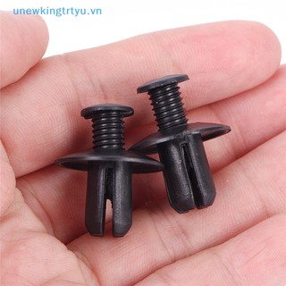 FENDER Unewtyu Set 50 Đinh Tán Nhựa 8mm Giữ Tấm Chắn Bùn Xe Hơi vn
