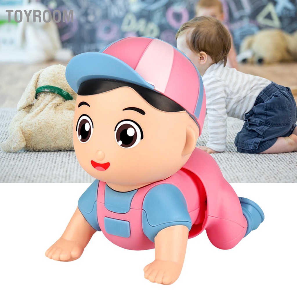 Có thể bán buôn Âm thanh cho bé Đồ chơi bò nhẹ Tương tác Học tập sớm Thời gian nằm sấp Phát sáng ToyRoom Hàng giao ngay