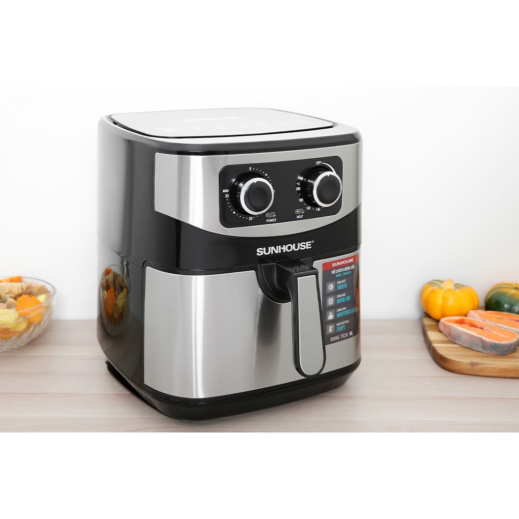 Nồi chiên không dầu 9L SUNHOUSE SHD4035 BH 12 tháng
