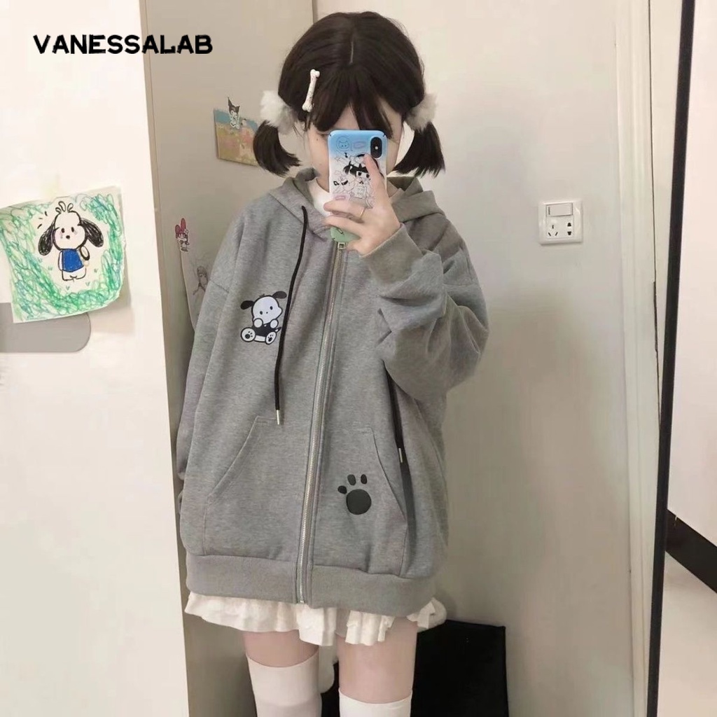 VanessaLab Áo Khoác hoodie áo khoác nữ zip hoodie trendy Thanh lịch fashionable Fashion WWY2391CIX38Z230920