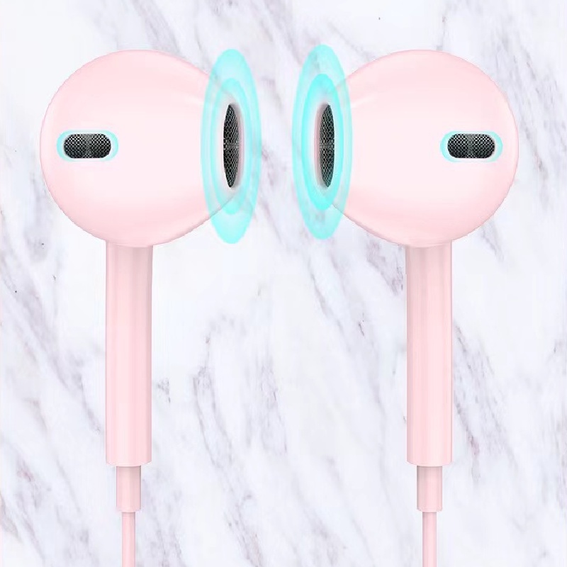 Tai Nghe Nhét Tai u19 Màu macaron Có Dây jack 3.5mm