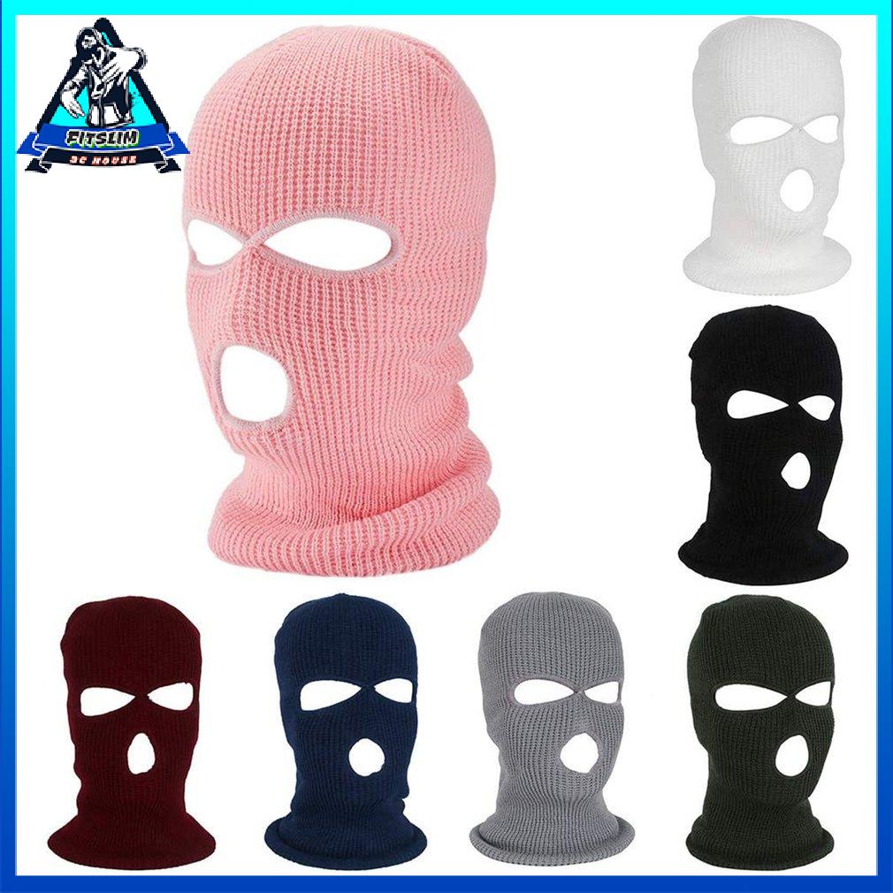 Ski Mask 3 Holes Outdoor Riding Adultmth Windproof Bicycle Masks
