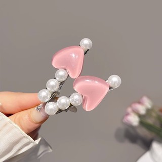 1 Kẹp Tóc Đính Đá Hình Trái Tim