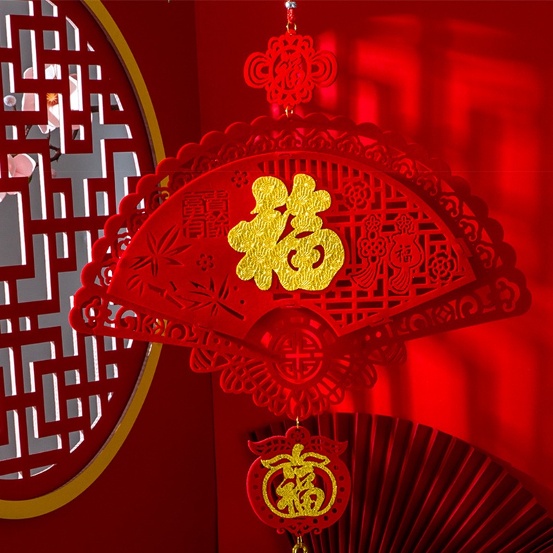 Dây Tua Rua Treo Trang Trí Năm Mới 2024 Hình Nhân Vật fu