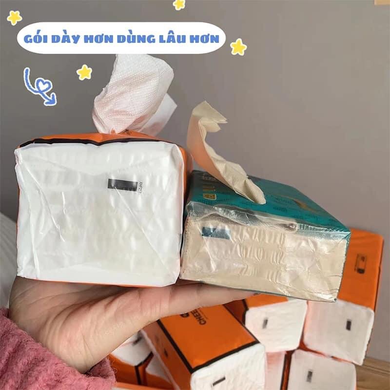 GIẤY ĂN CAO CẤP CHEERFUL 300 TỜ 13k/ gói Giấy ăn cao cấp CHEERFUL nội địa Trung thùng 20 gói rút si