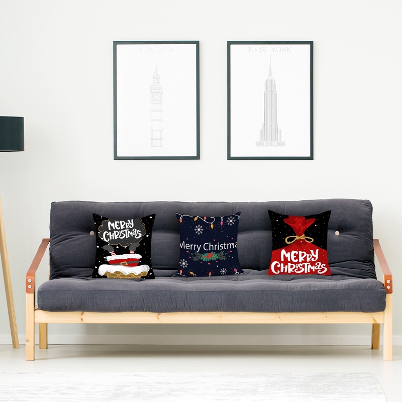 Vỏ Gối Phong Cách Giáng Sinh Trang Trí Nhà Cửa