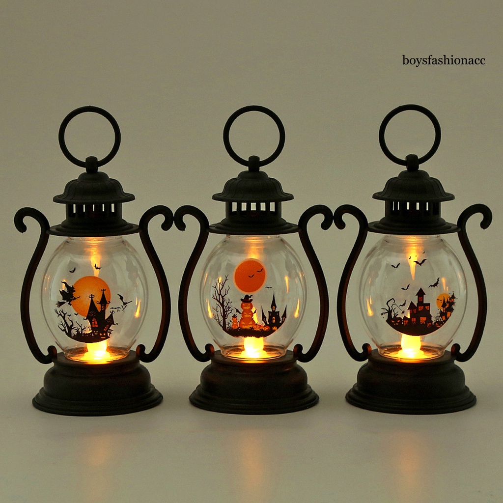 Boysfashionacc Đèn Lồng led Năng Lượng Mặt Trời Bền Dễ Dàng Thay Thế Trang Trí Tiệc halloween