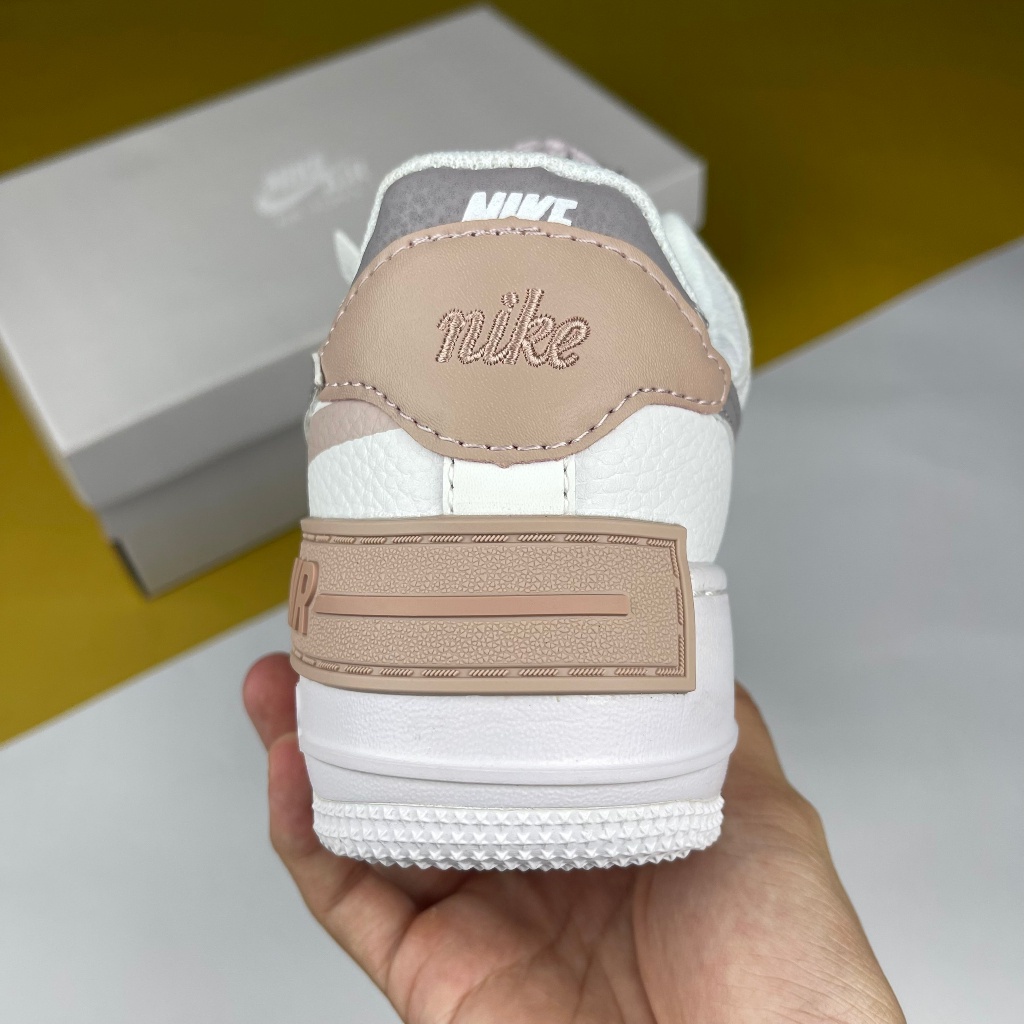 Giày AF1 Shadow Amethyst Ash. AF1 Shadow Trắng Móc Xám Hồng - Than.Shoes