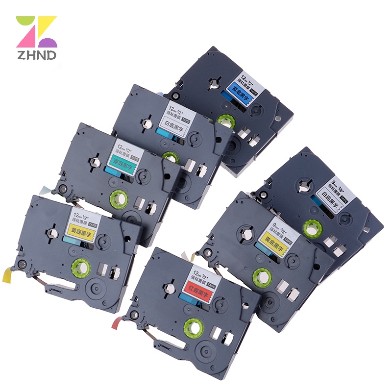 Cuộn Băng Nhãn 12mm 9mm tz-231 pt-e100b d210 Cho Máy In Cảm Ứng Anh Em