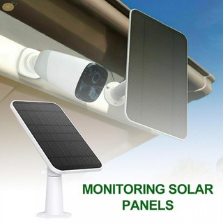 Solar Panel Black Monocrystalline Silicon USB-C Connector Weatherproof White